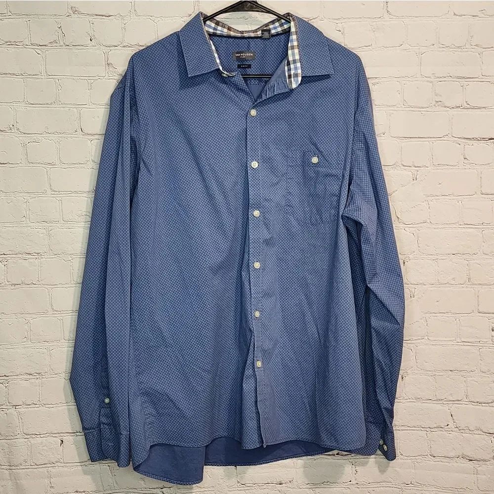 Men's Van Heusen "Flex" button down longsleeve, slim fit, size XL